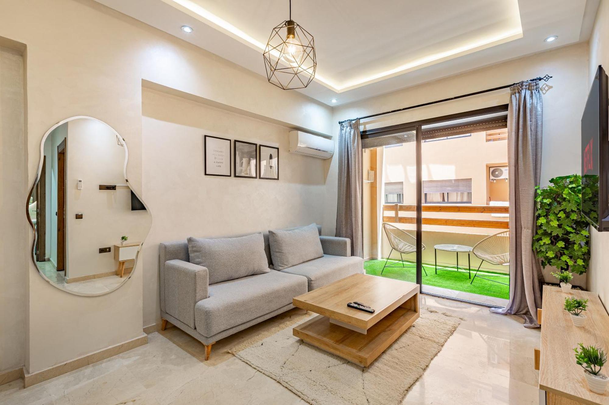 Jolie & Luxueux Appart A Gueliz - 100% Equipe Marrakesh Exterior foto