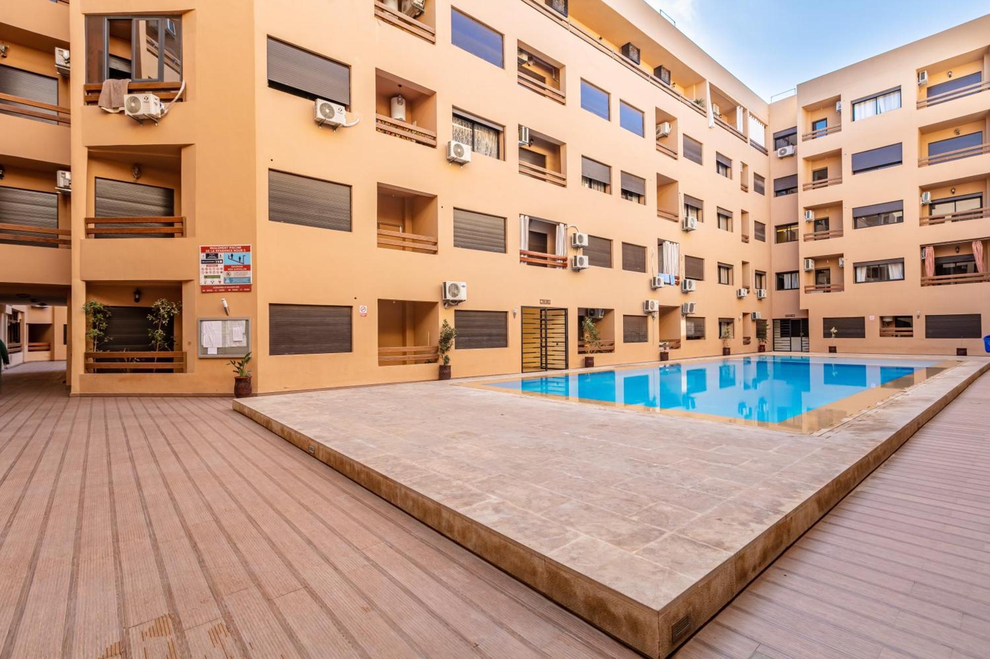 Jolie & Luxueux Appart A Gueliz - 100% Equipe Marrakesh Exterior foto